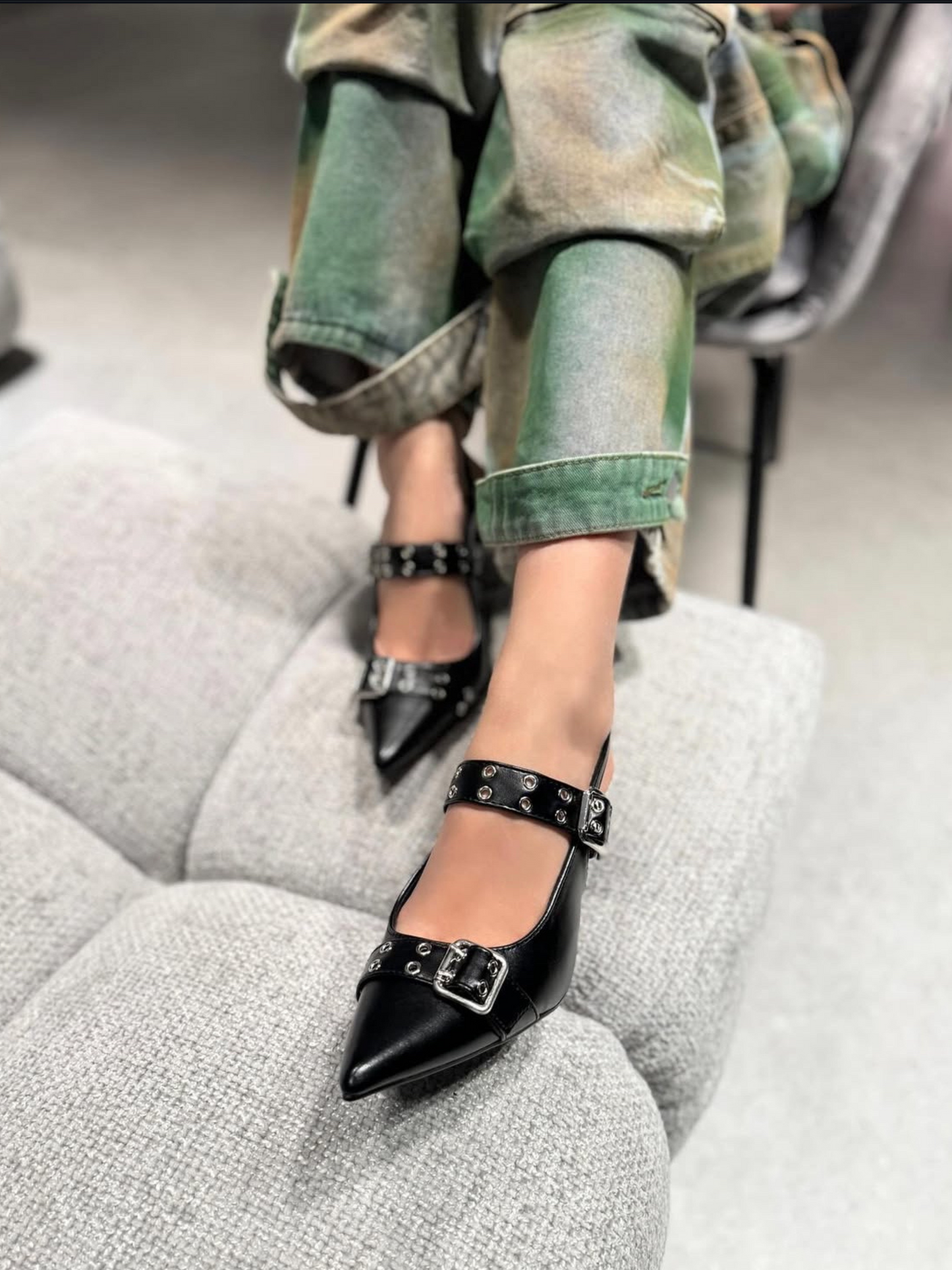 Slingback Alicia Black