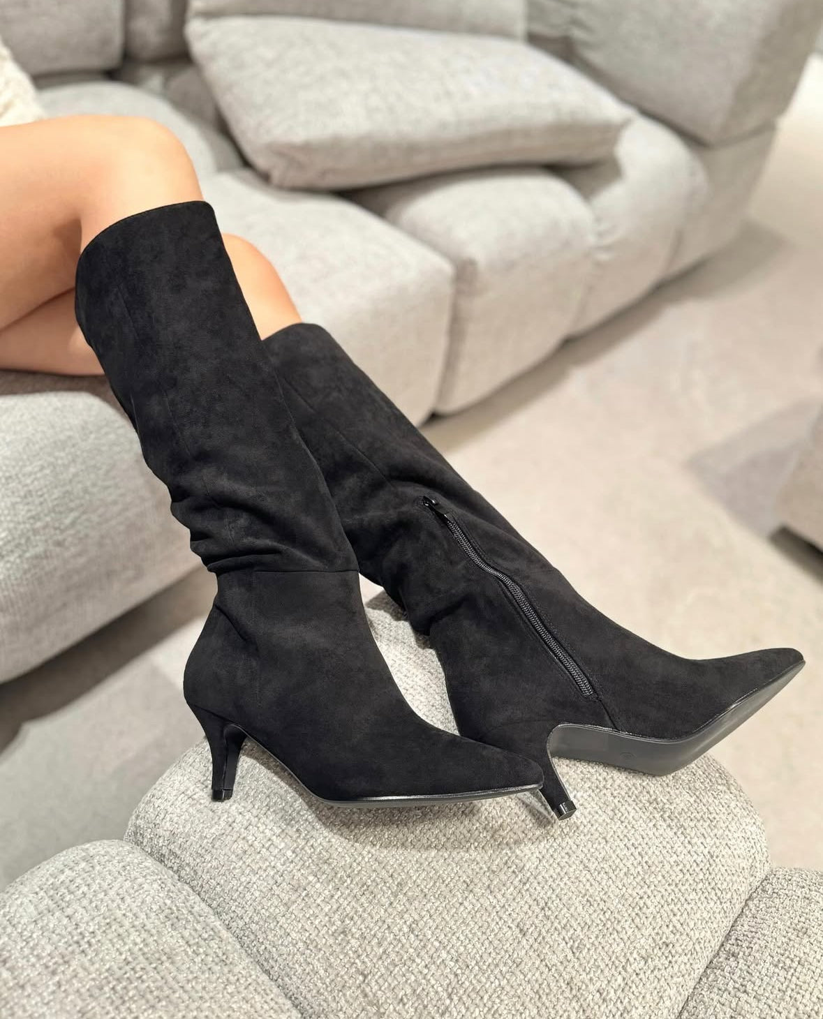 Stivale Berta Camoscio-Nero