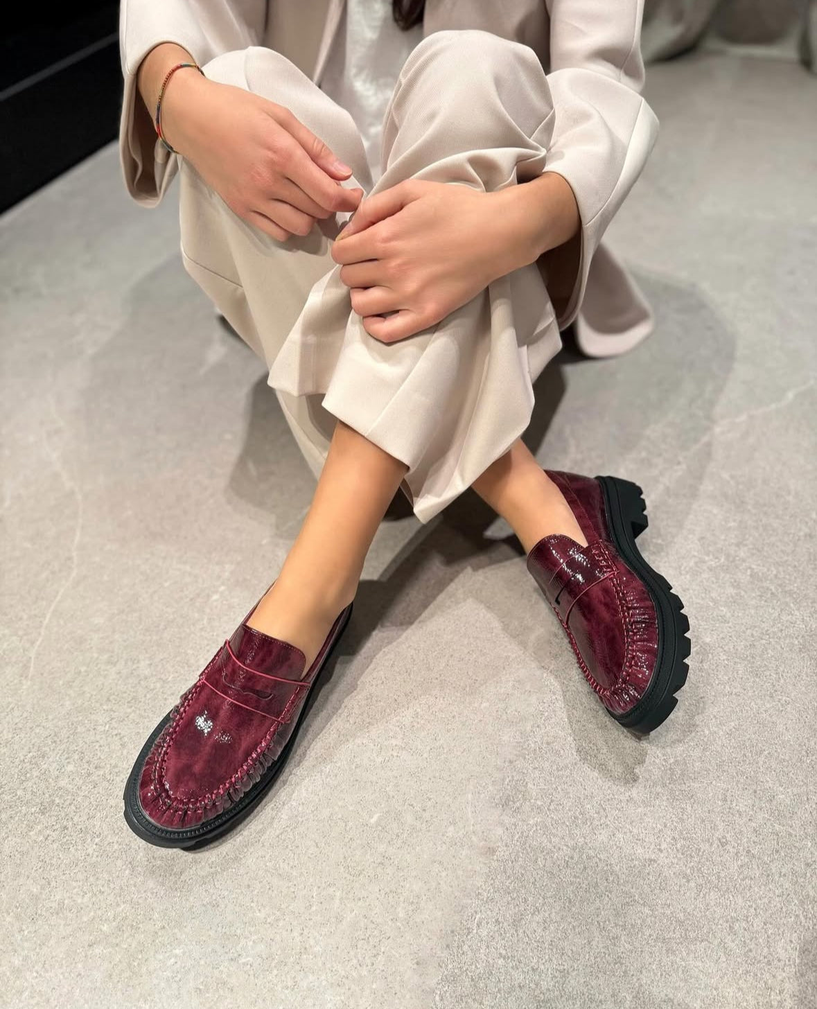 Mocassino Rama Bordeaux