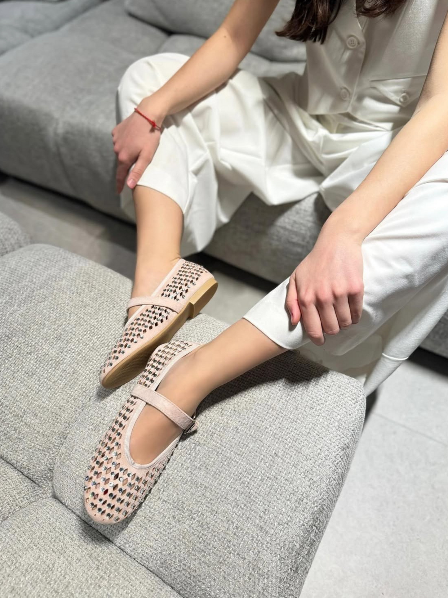 Ballerina Dafne Pink con Strass