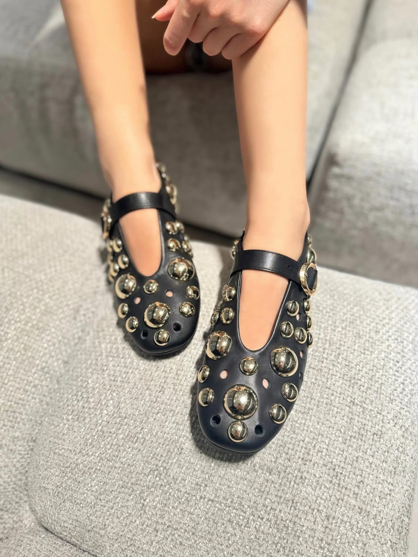 Ballerina Pixy Black Vera Pelle