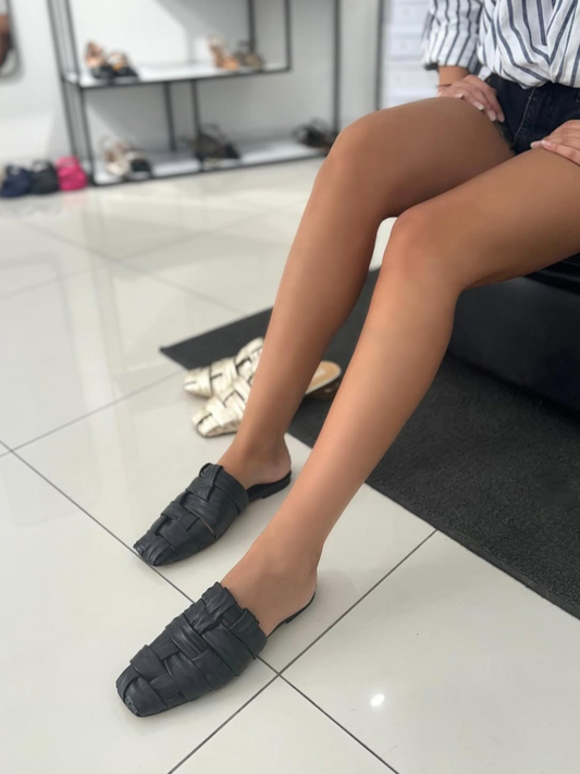 Sabot Bassi Ovyè Nappa Nero