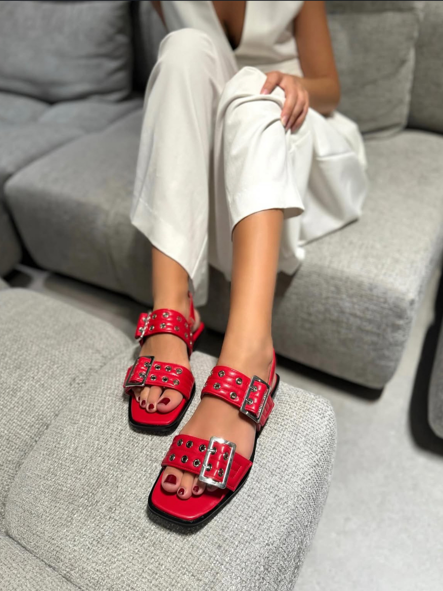 Sandali Bassi Rachele Red