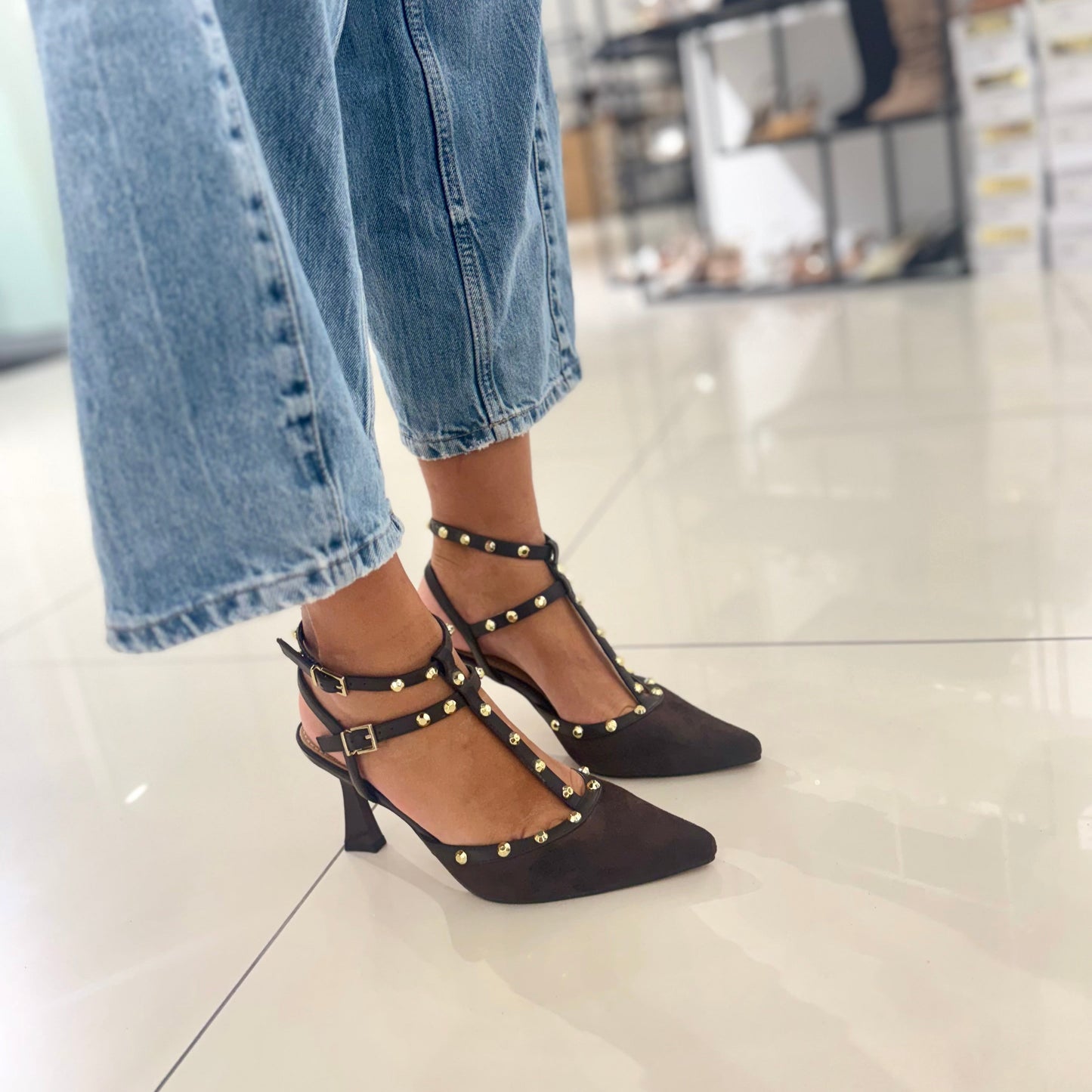 Slingback Kharisma Alcantara Testa di Moro