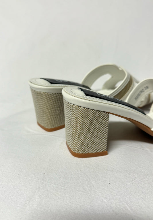 Sandali Herm White tacco 8cm