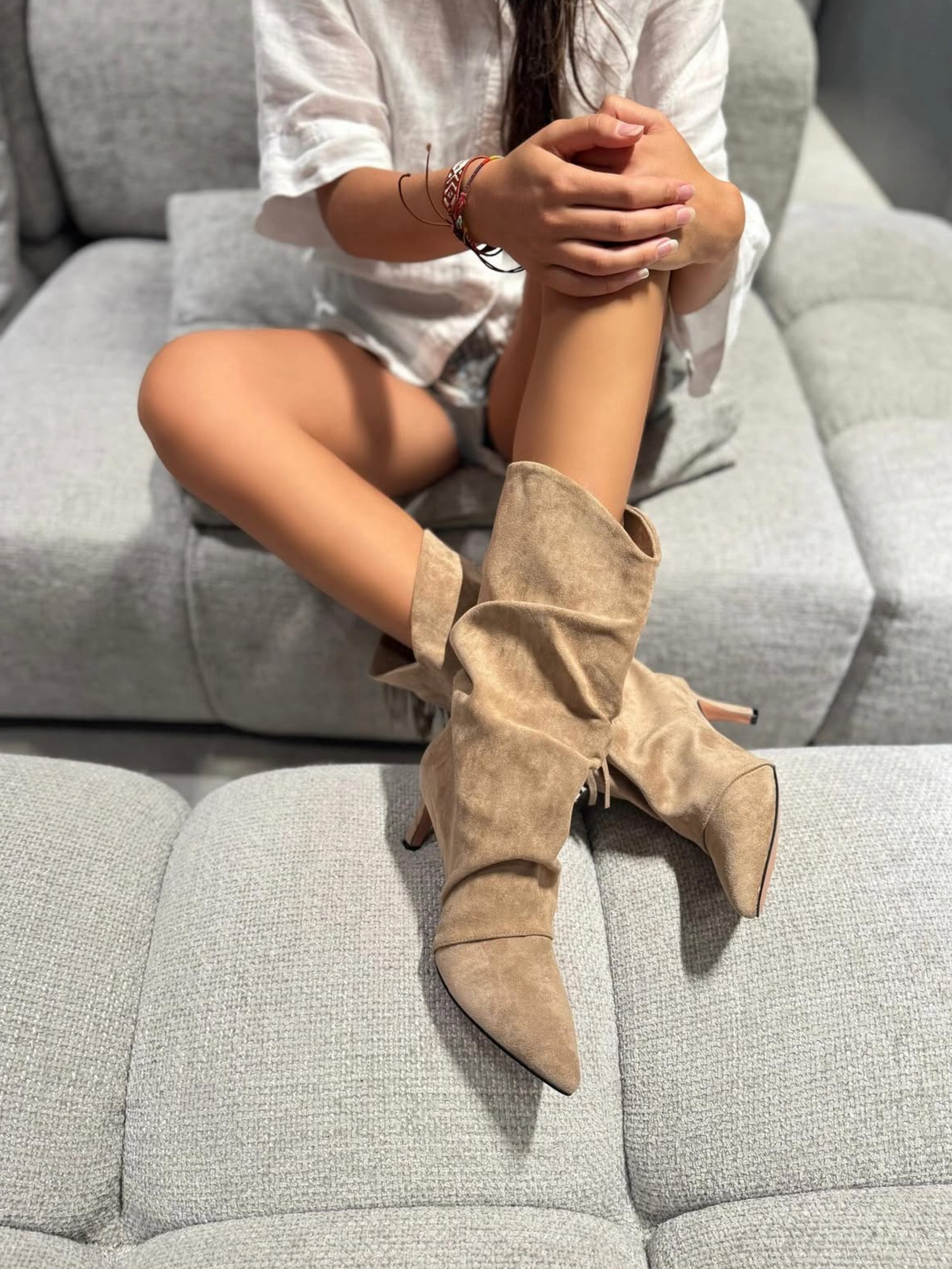 Stivale Effy Beige