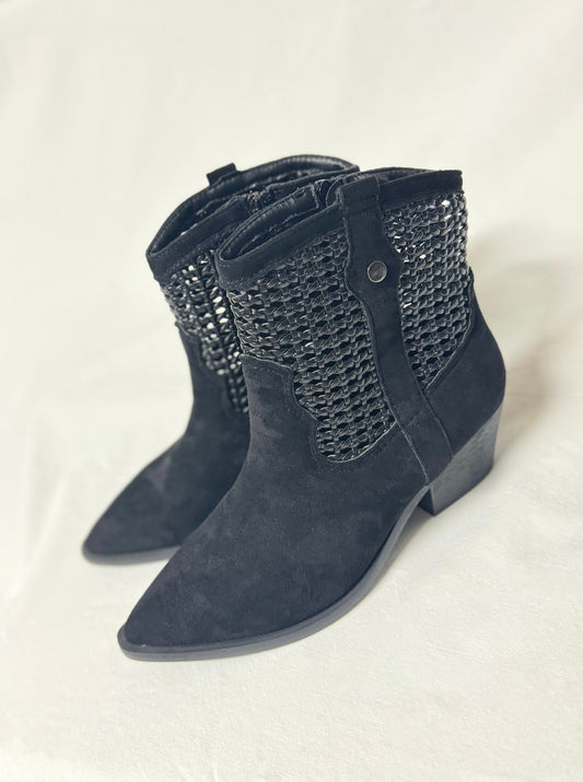 Texano Basso Nero tacco 5cm