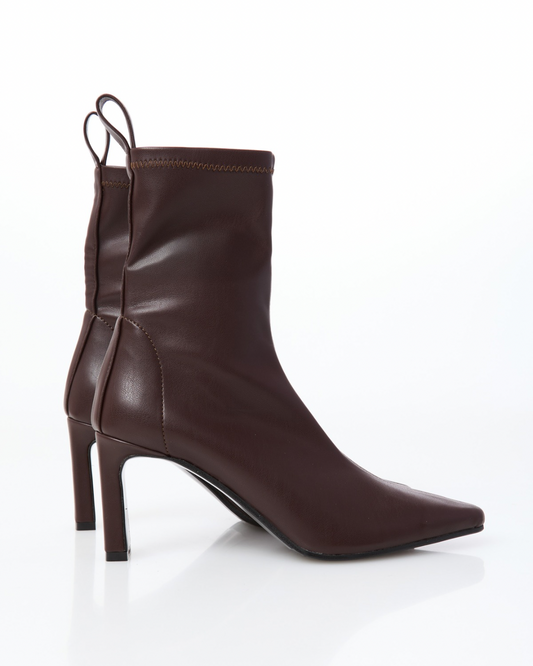 Stivaletto Stratch Ovyè Nappa Caffè