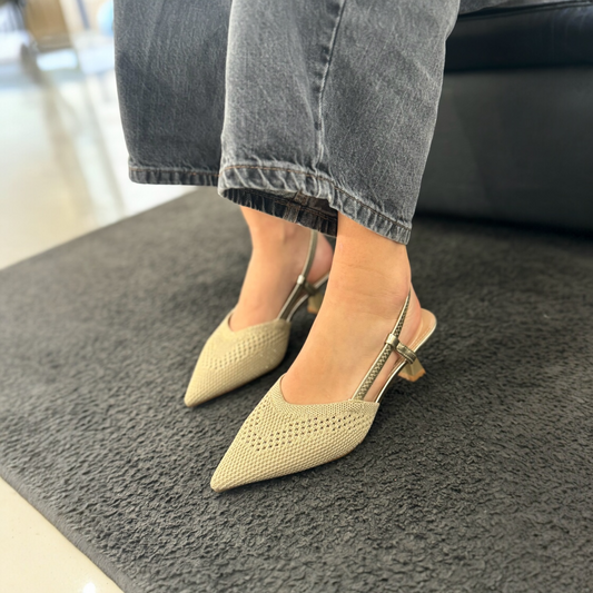 Slingback Sally Gold