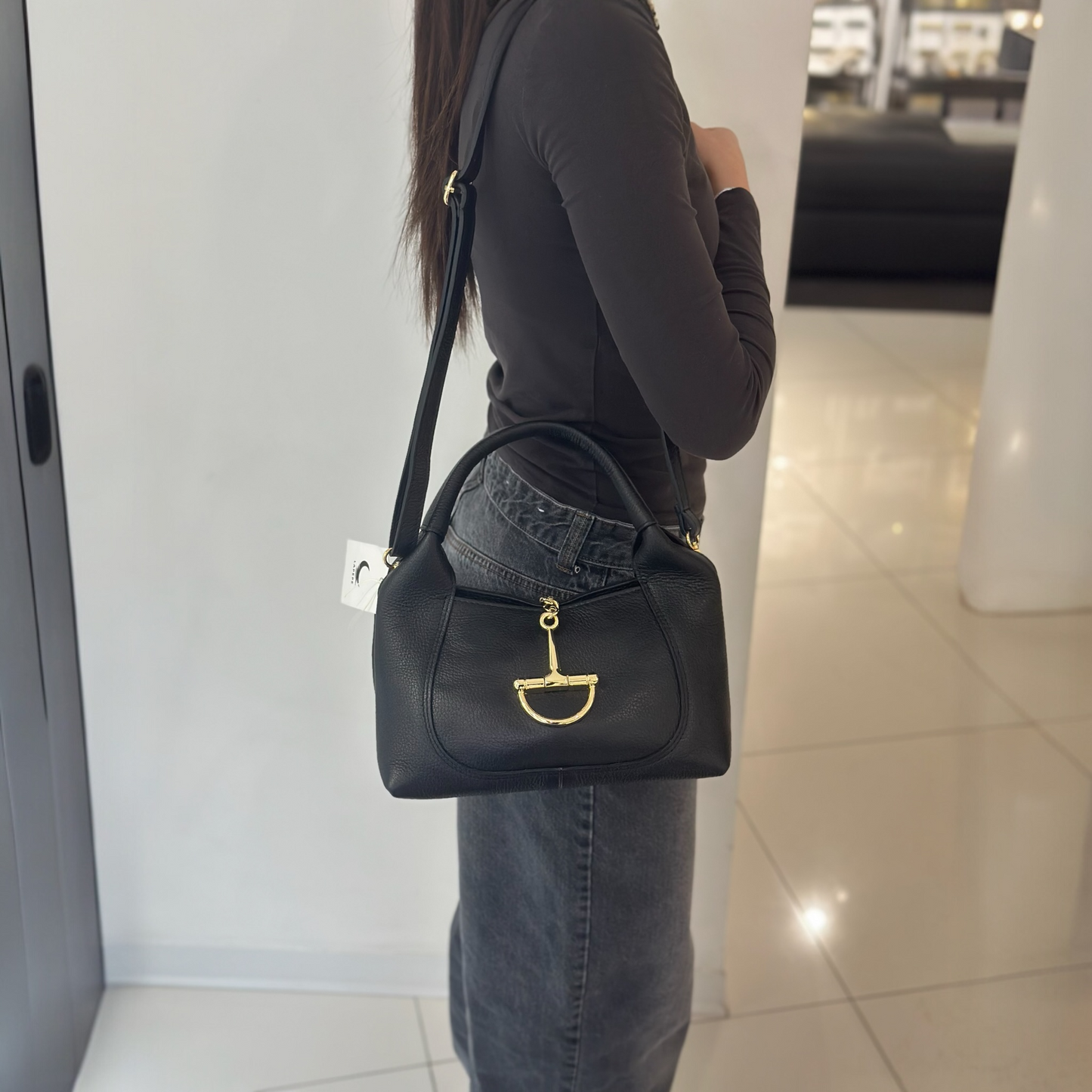 Borsa Havana Vera Pelle Black