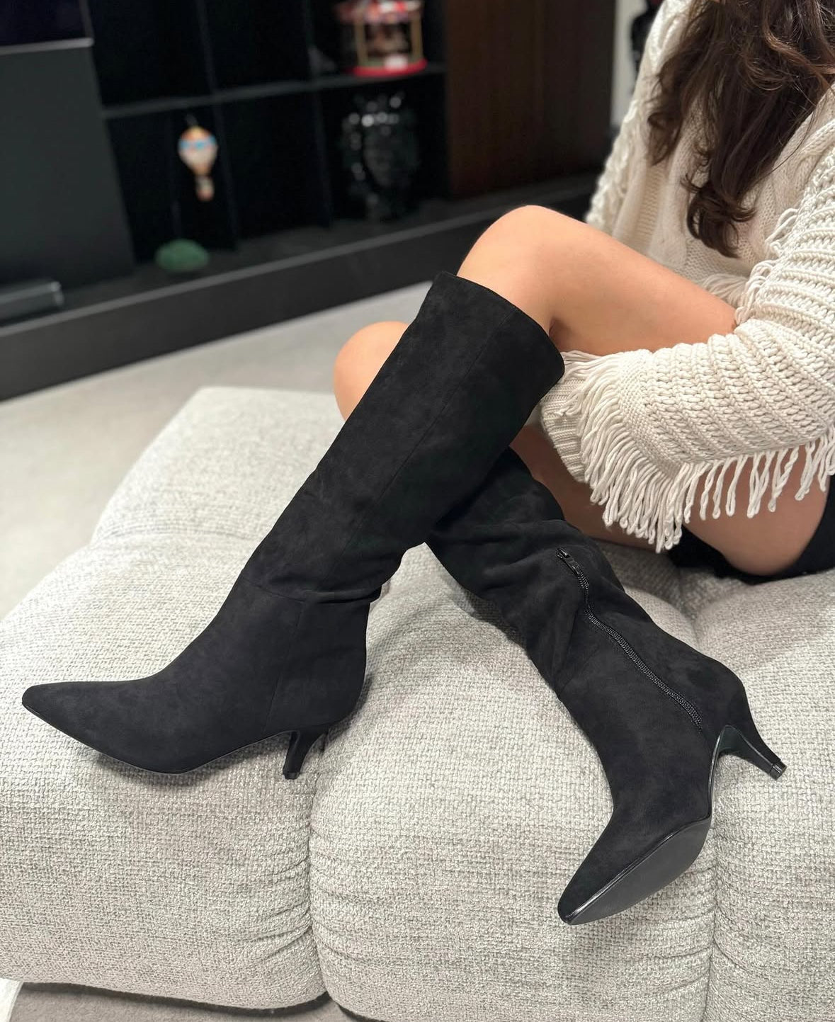 Stivale Berta Camoscio-Nero