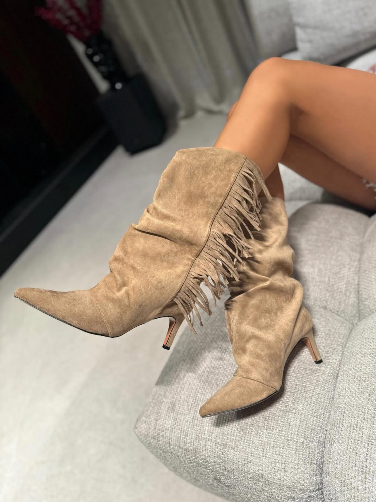Stivale Effy Beige