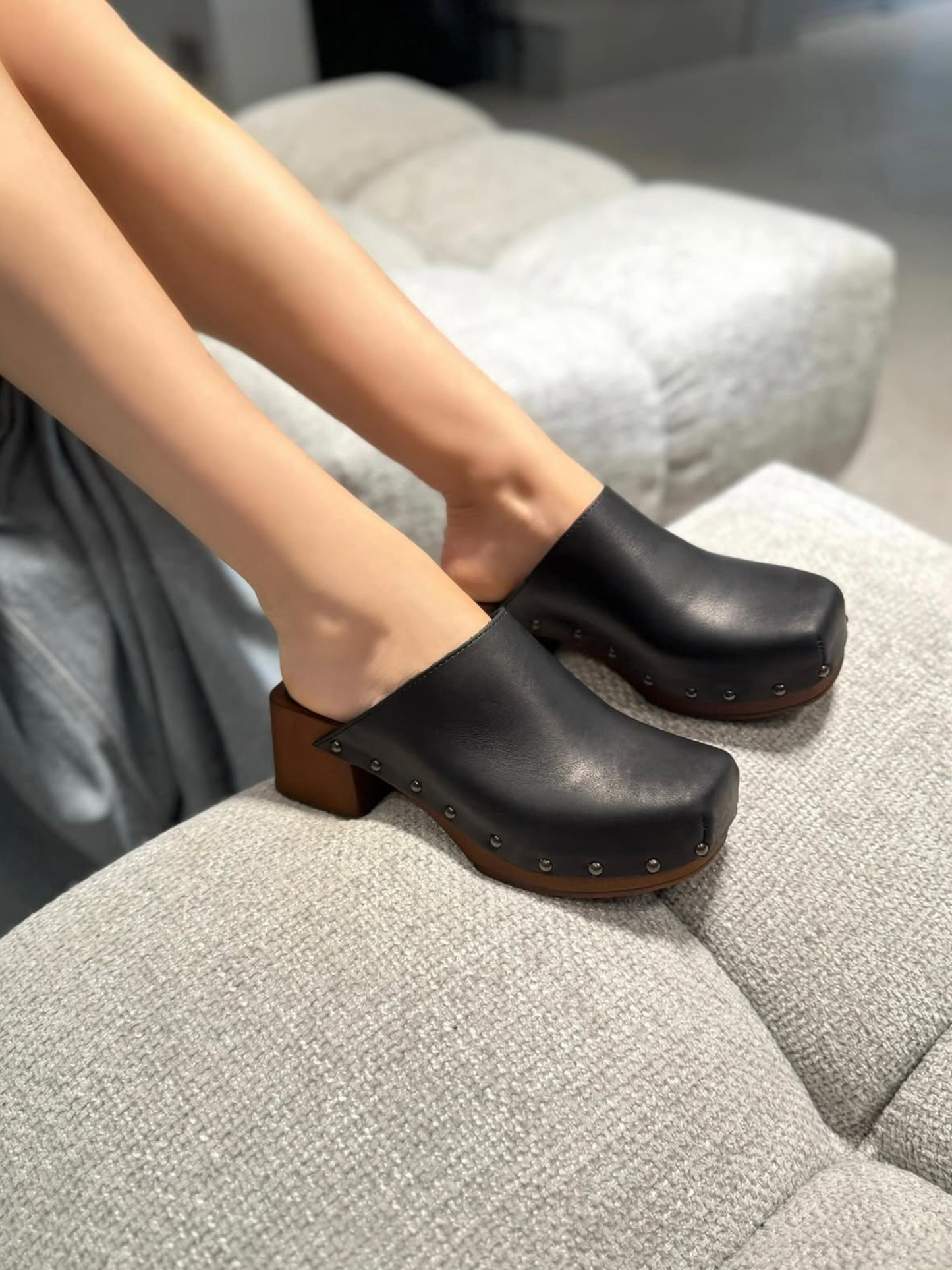 Sabot Marradini Shoes Pelle Nero