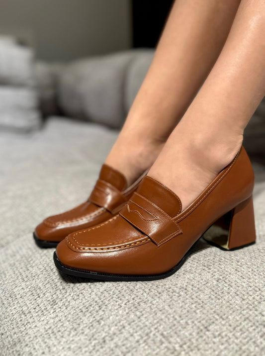 Mocassino Luna Cuoio