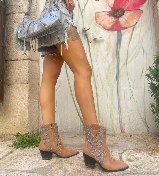 Stivaletto Azarey Brillantinato