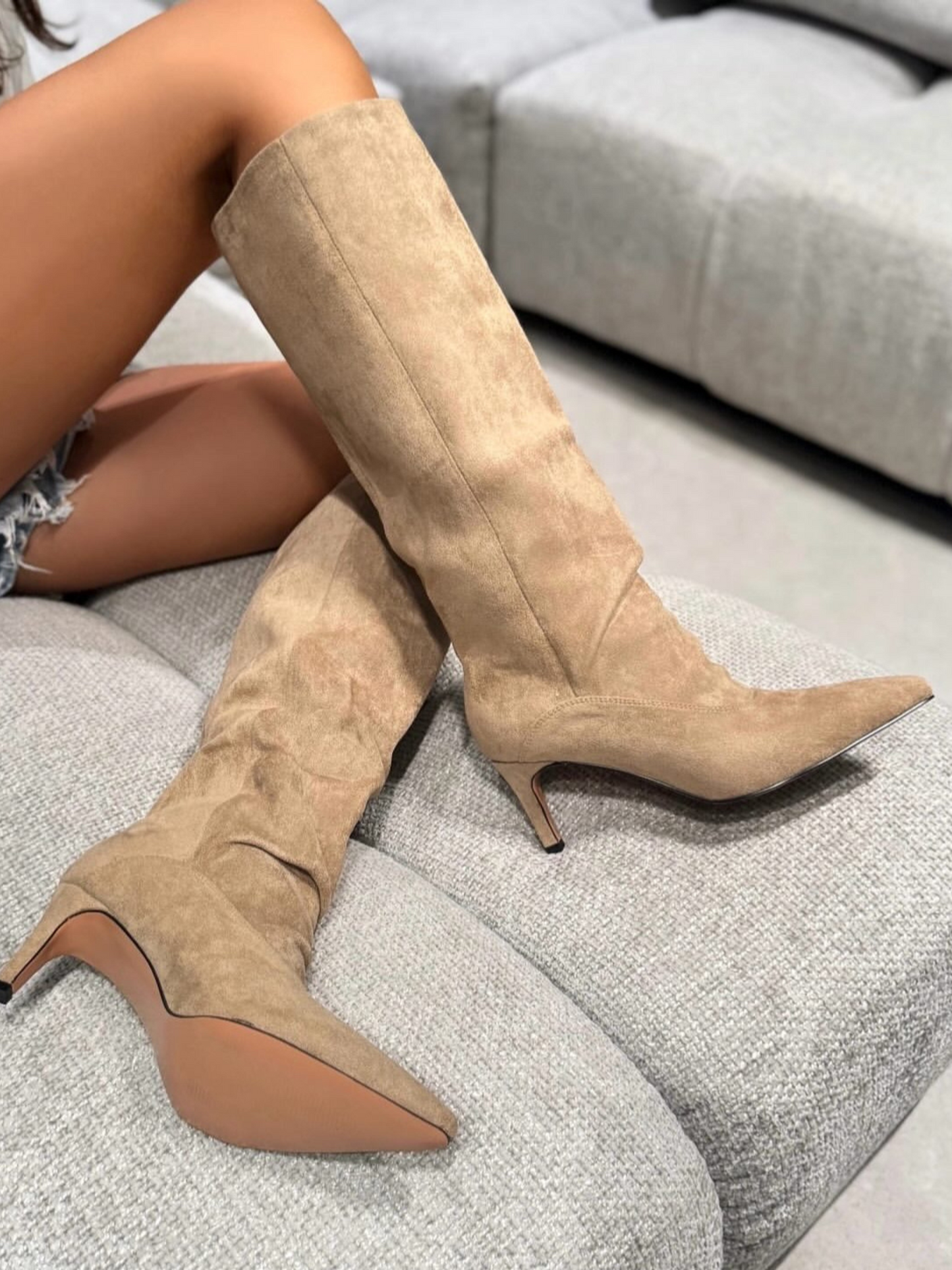 Stivale Alma Beige
