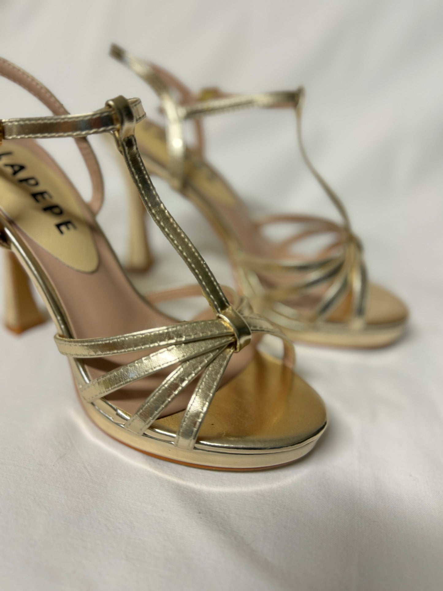 Sandalo con Plateau Oro