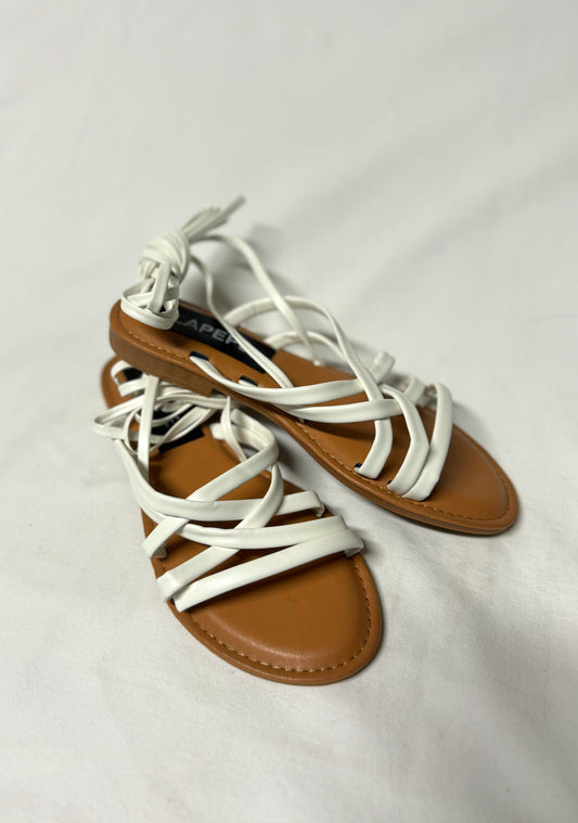 Sandalo Basso con Lacco Bianco