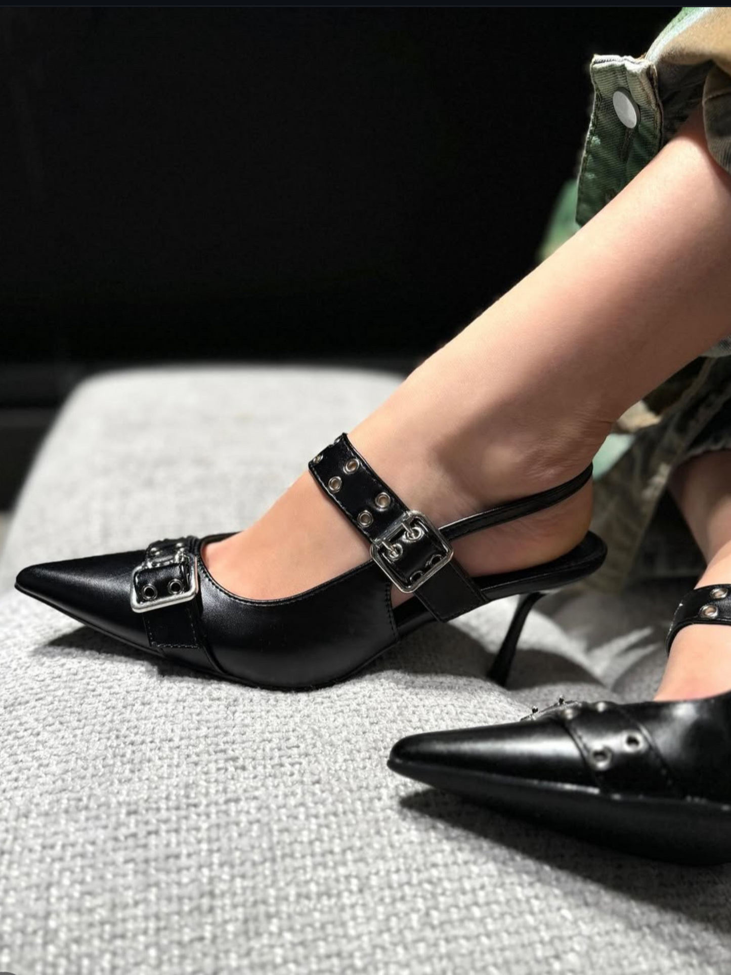 Slingback Alicia Black