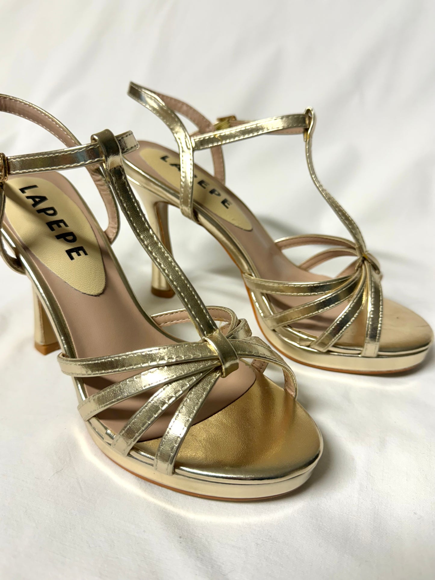 Sandalo con Plateau Oro