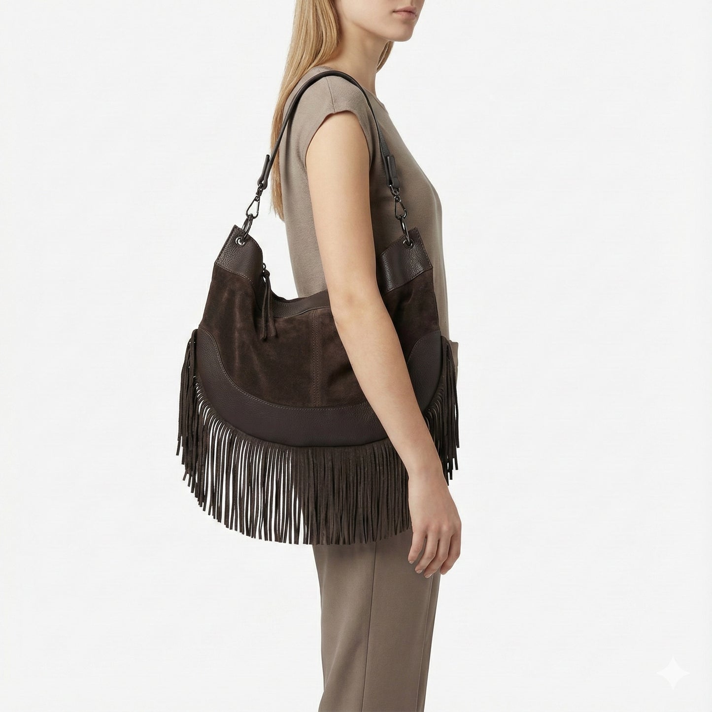 Borsa Alessandra Vero Camoscio Brown