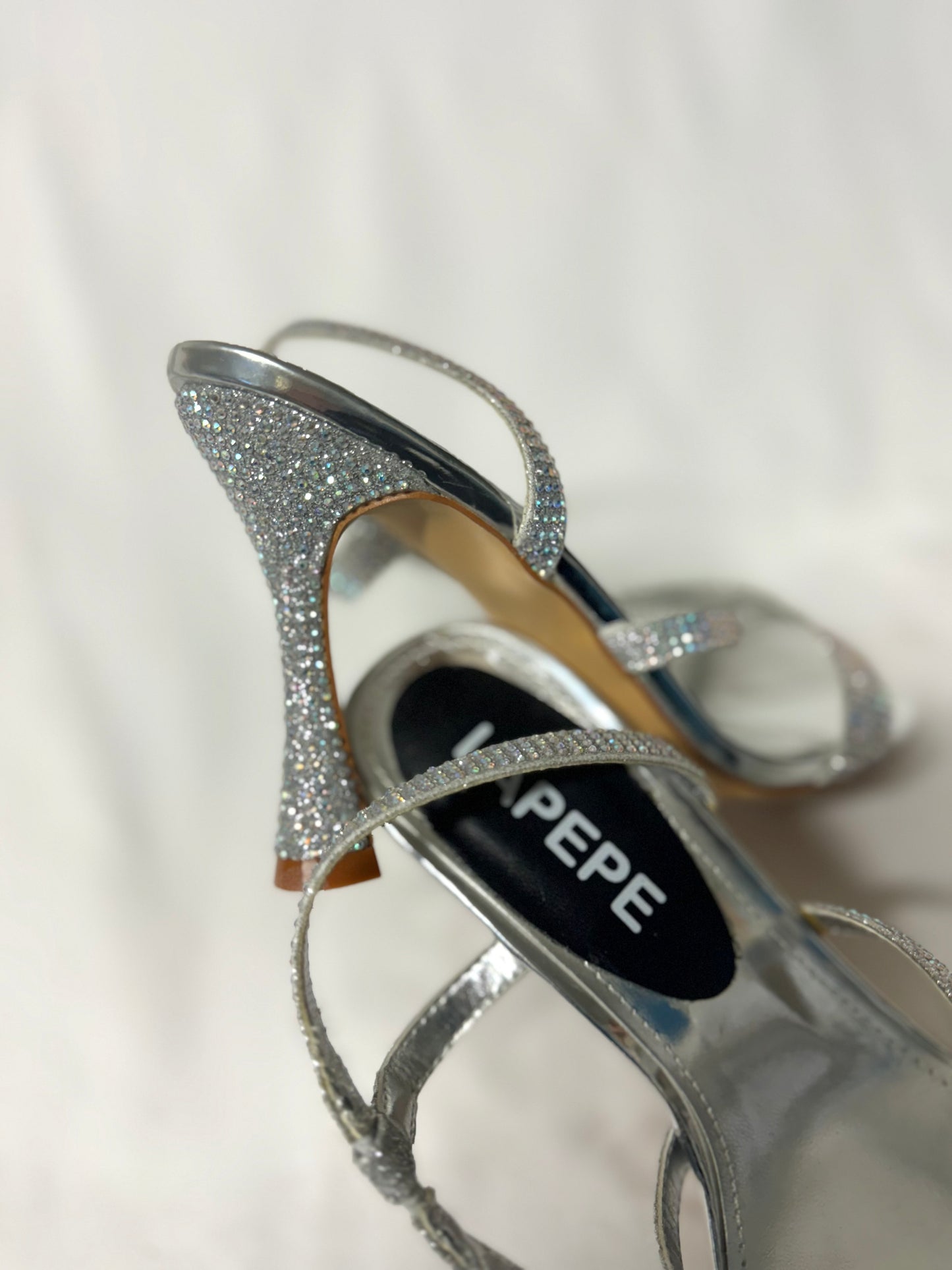 Sandali con Strass Silver