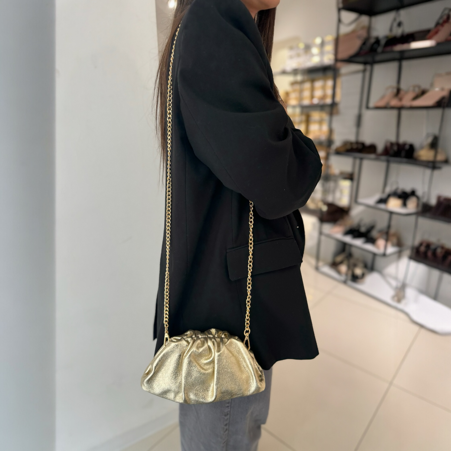 Borsa Elena Gold