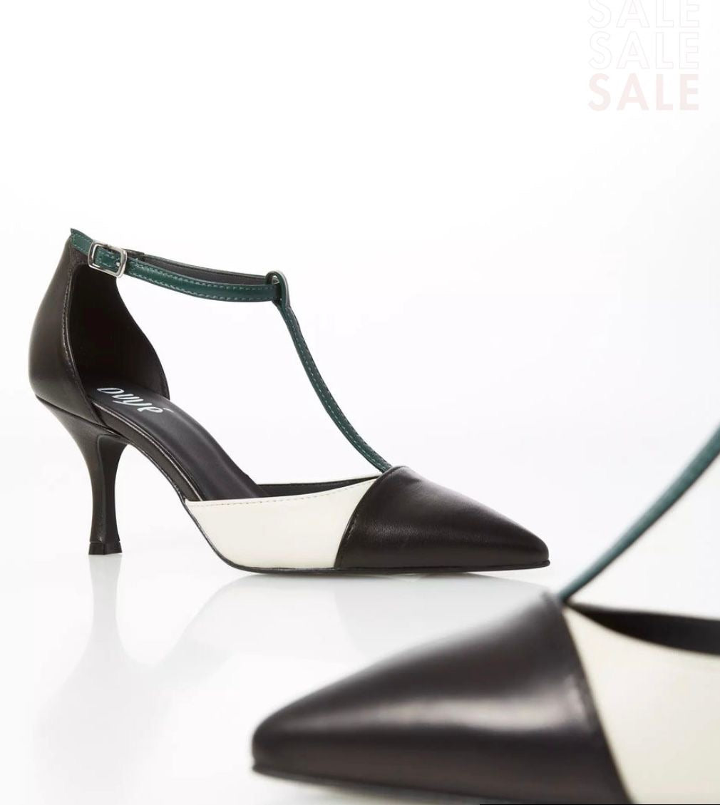 Décolleté Ovyè Pelle Tofu-Verde