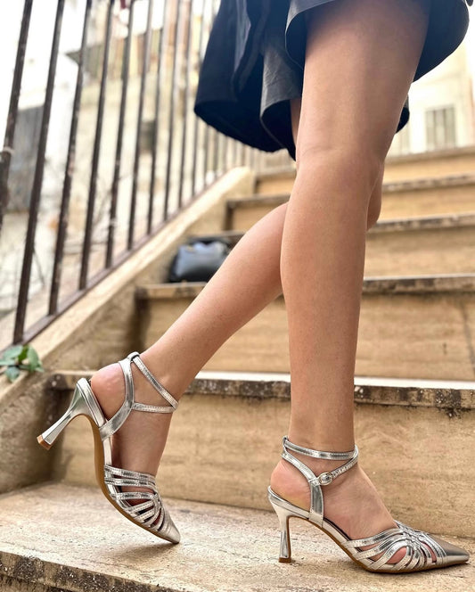 Slingback Lavinia Silver