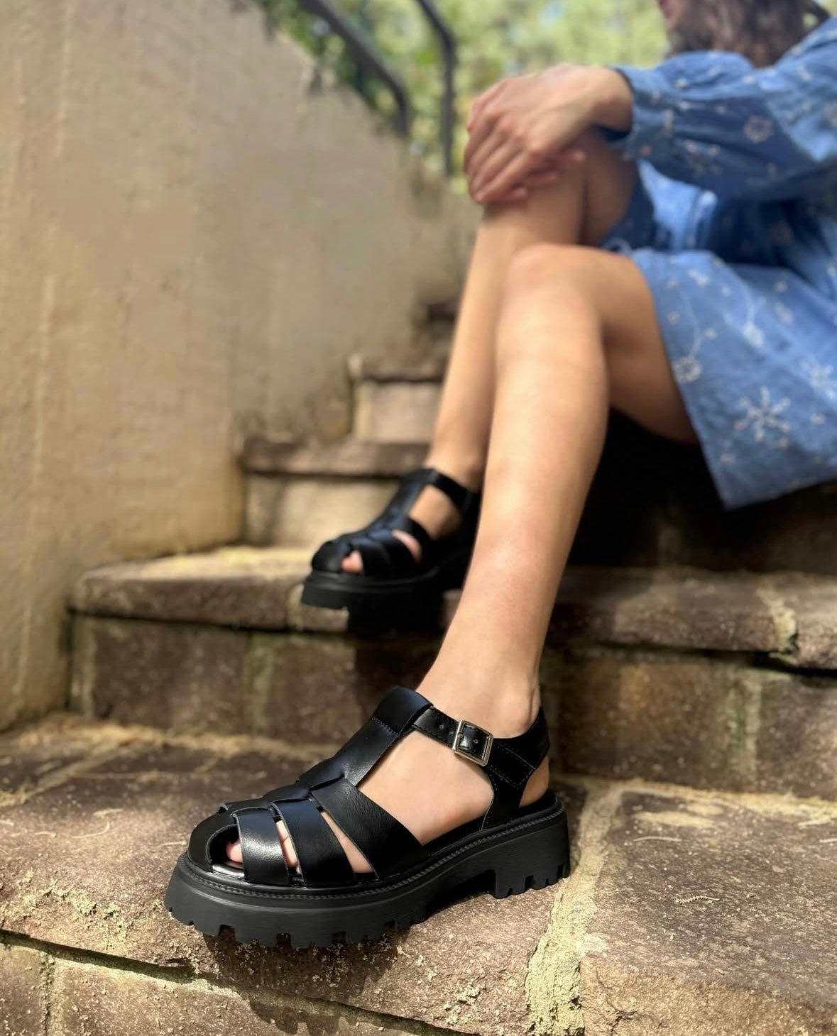 Scarpa con gomma Black