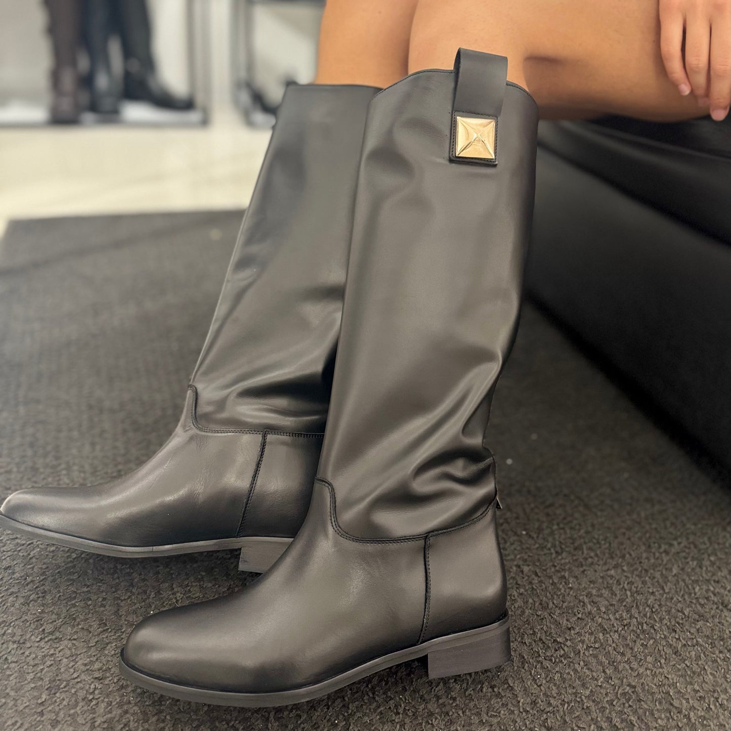 Stivale Lia Diva Pelle Nero