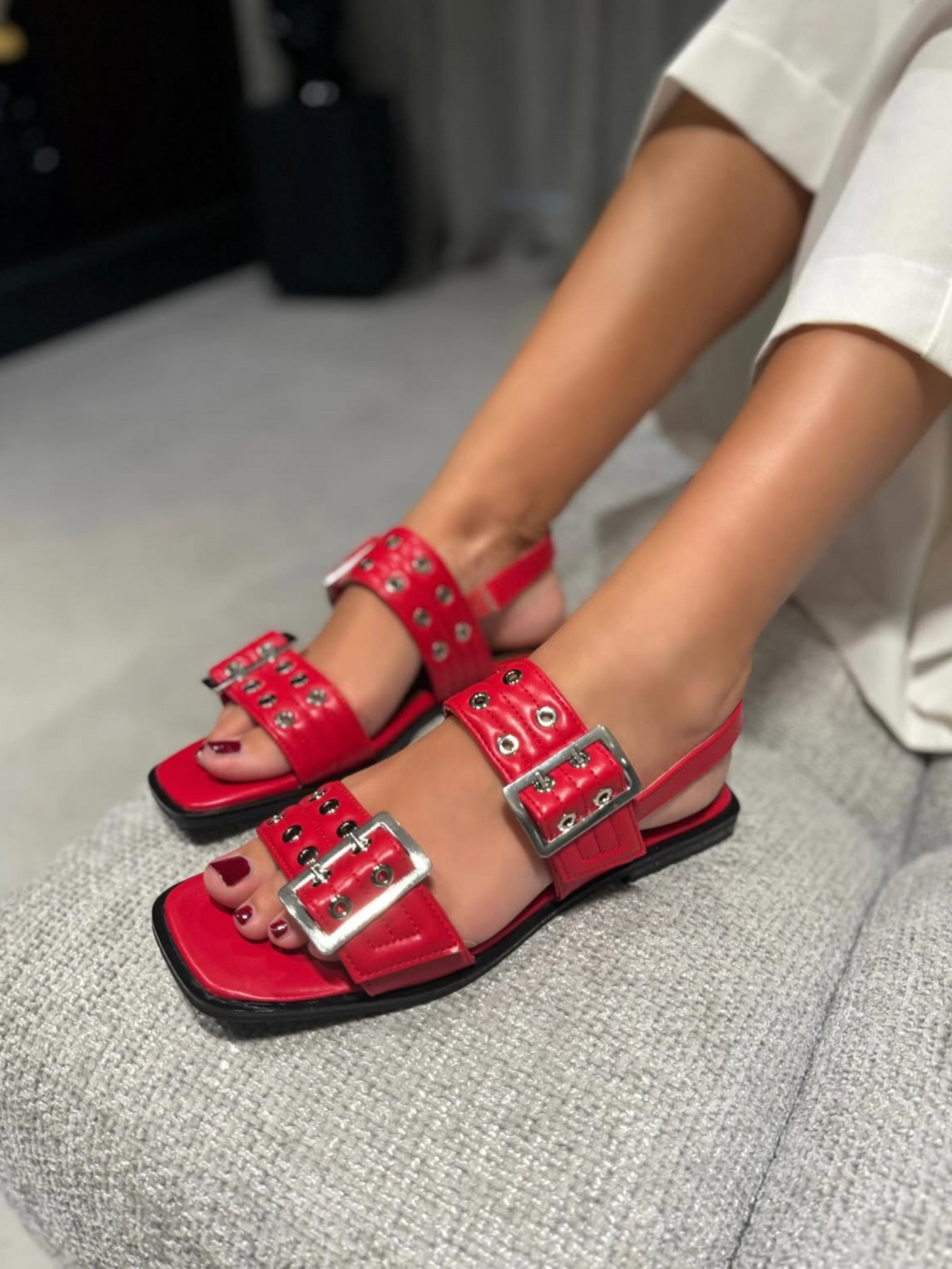Sandali Bassi Rachele Red