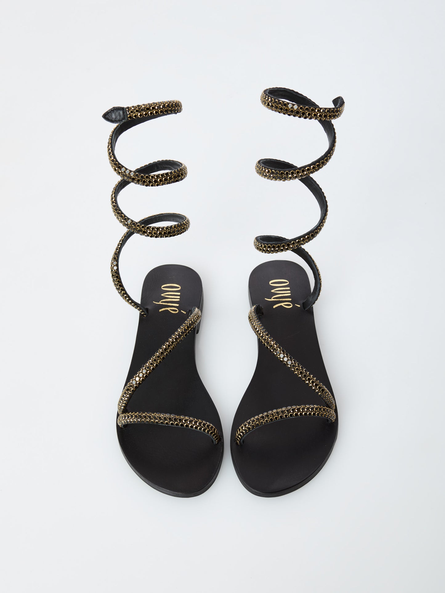 Sandalo Snake in Pelle Fleur Ovyè