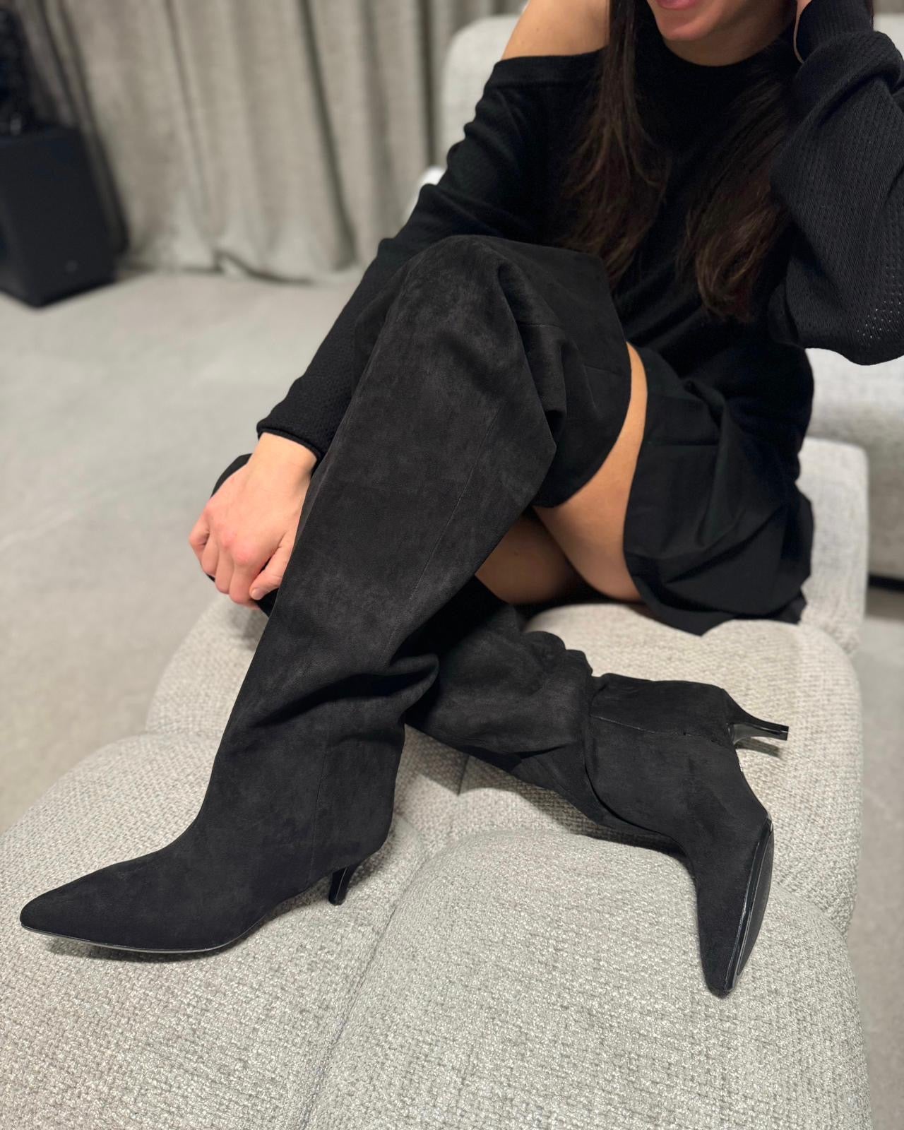 Stivale Rasha Camoscio Black