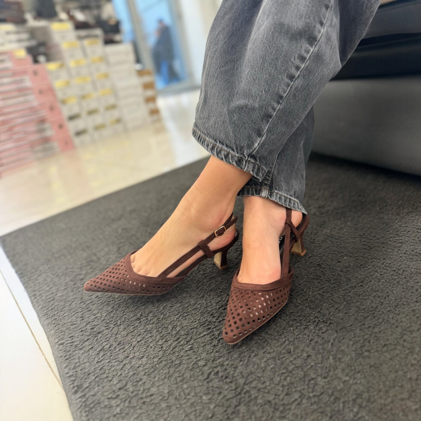 Slingback Susy Brown