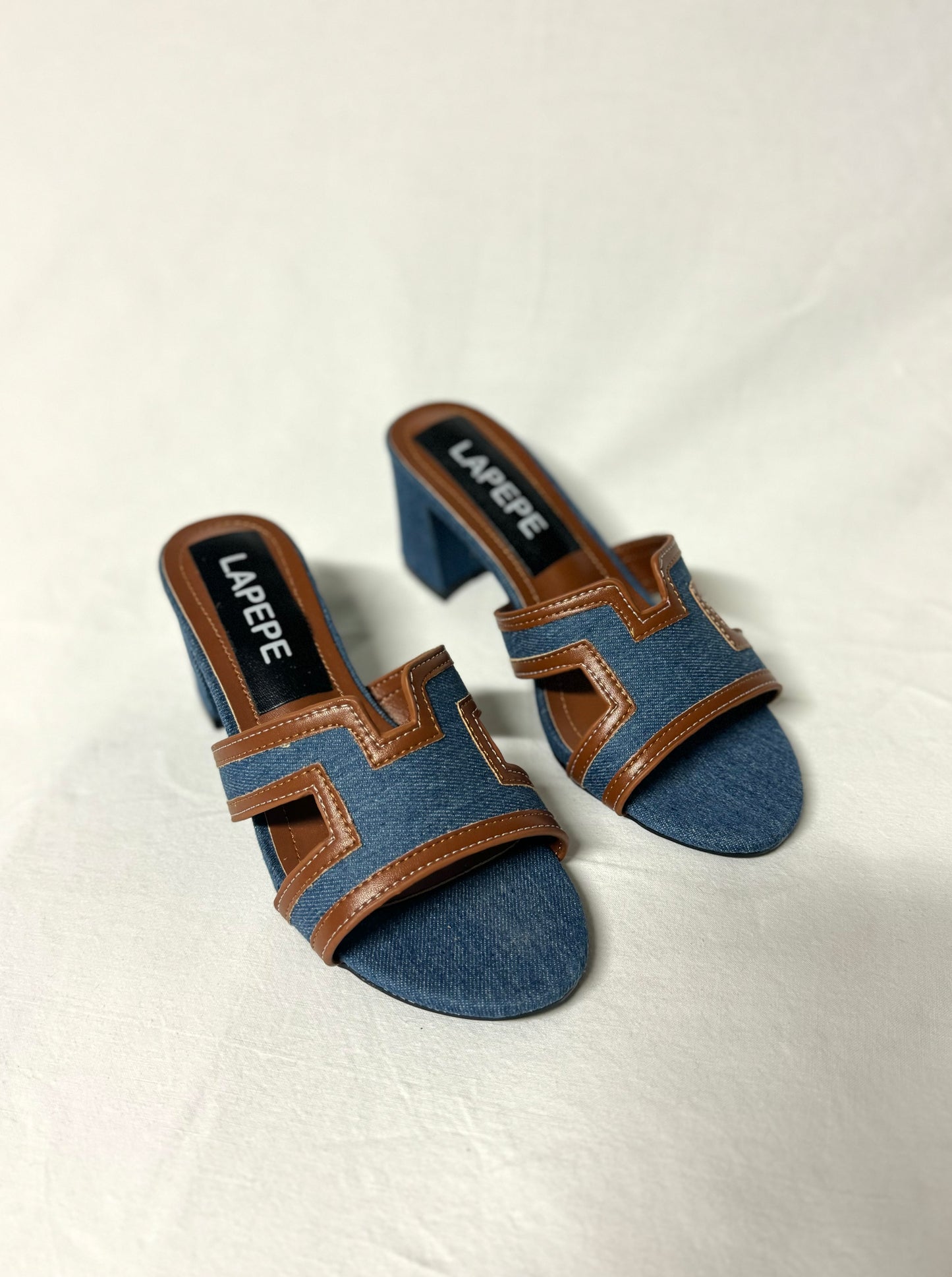 Sandalo Herm Jeans tacco 8cm