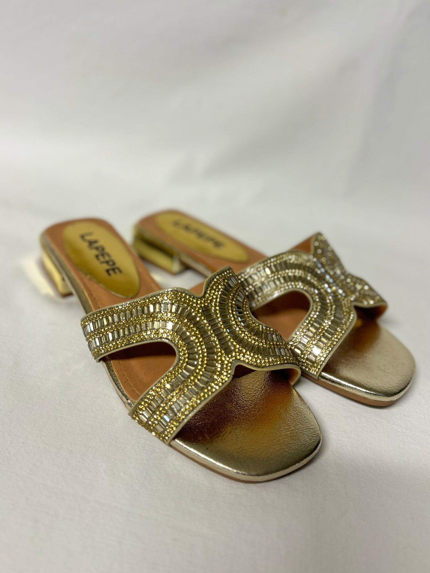 Sandalo Basso Gold modello Herm