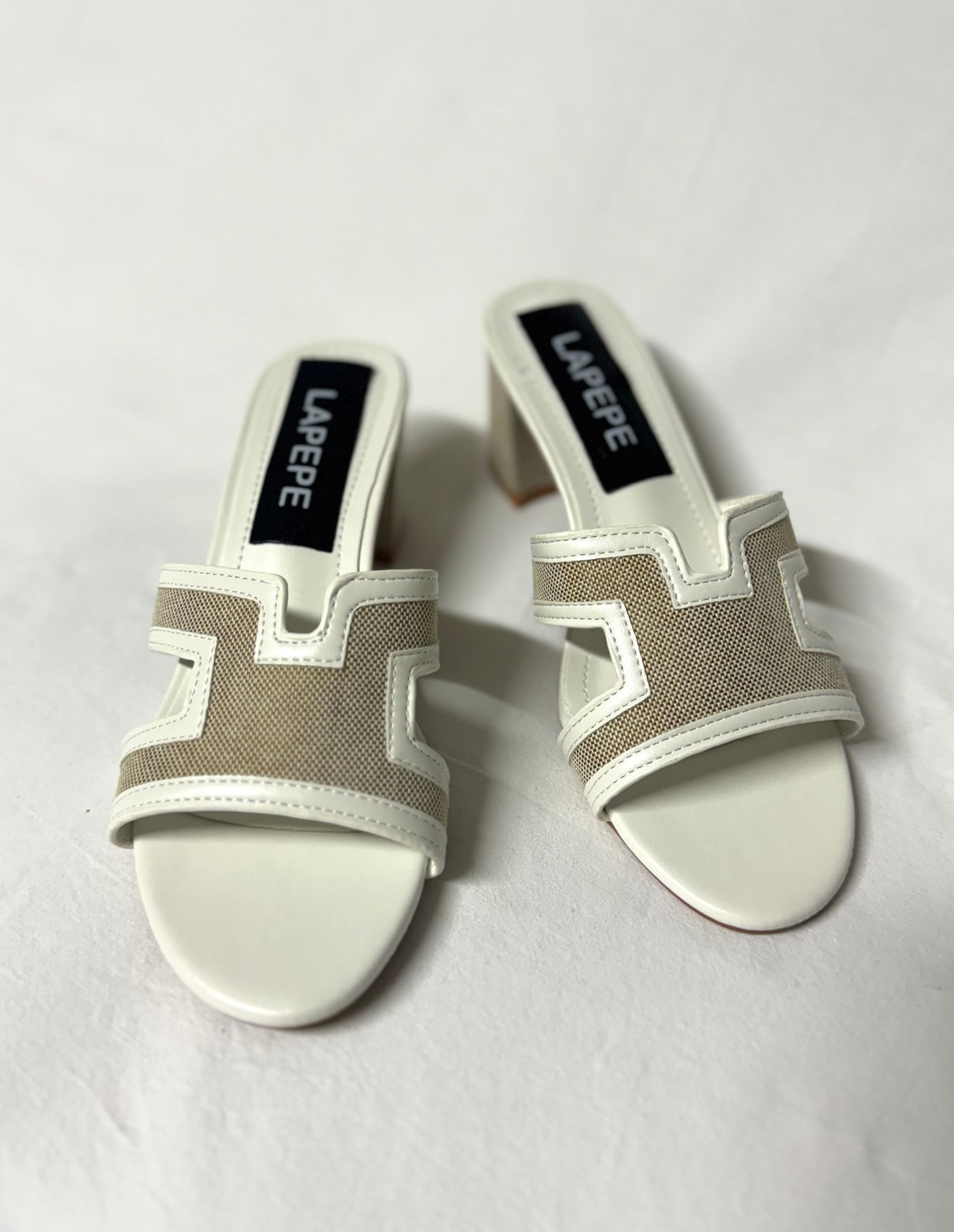 Sandali Herm White tacco 8cm