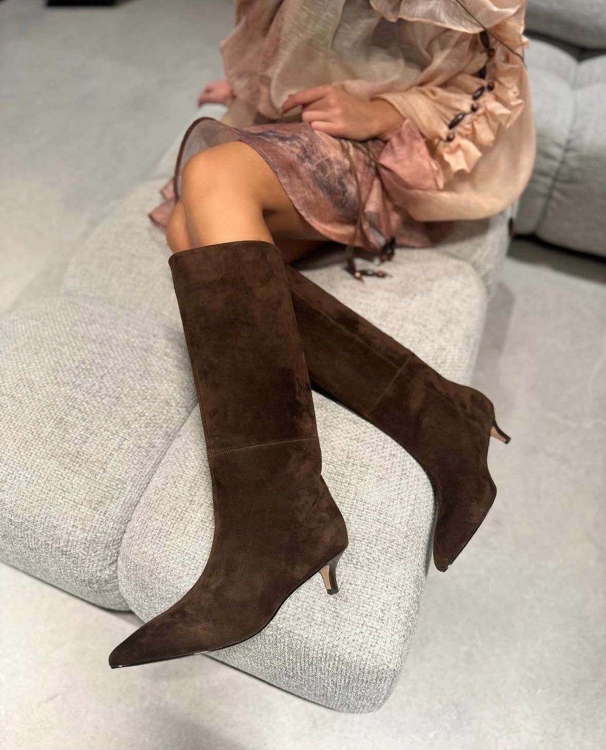 Stivale NoraNewYork Camoscio TDM