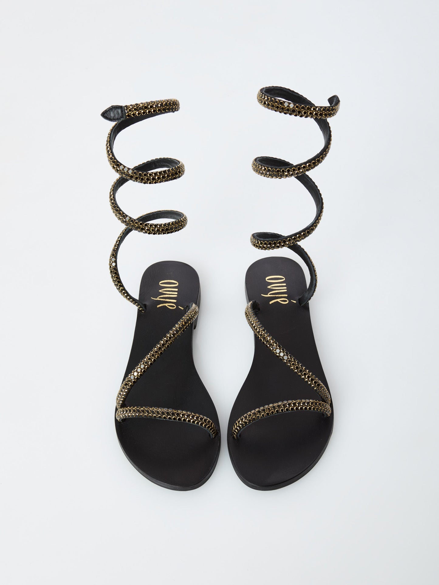 Sandali Bassi Snake Ovyè Black