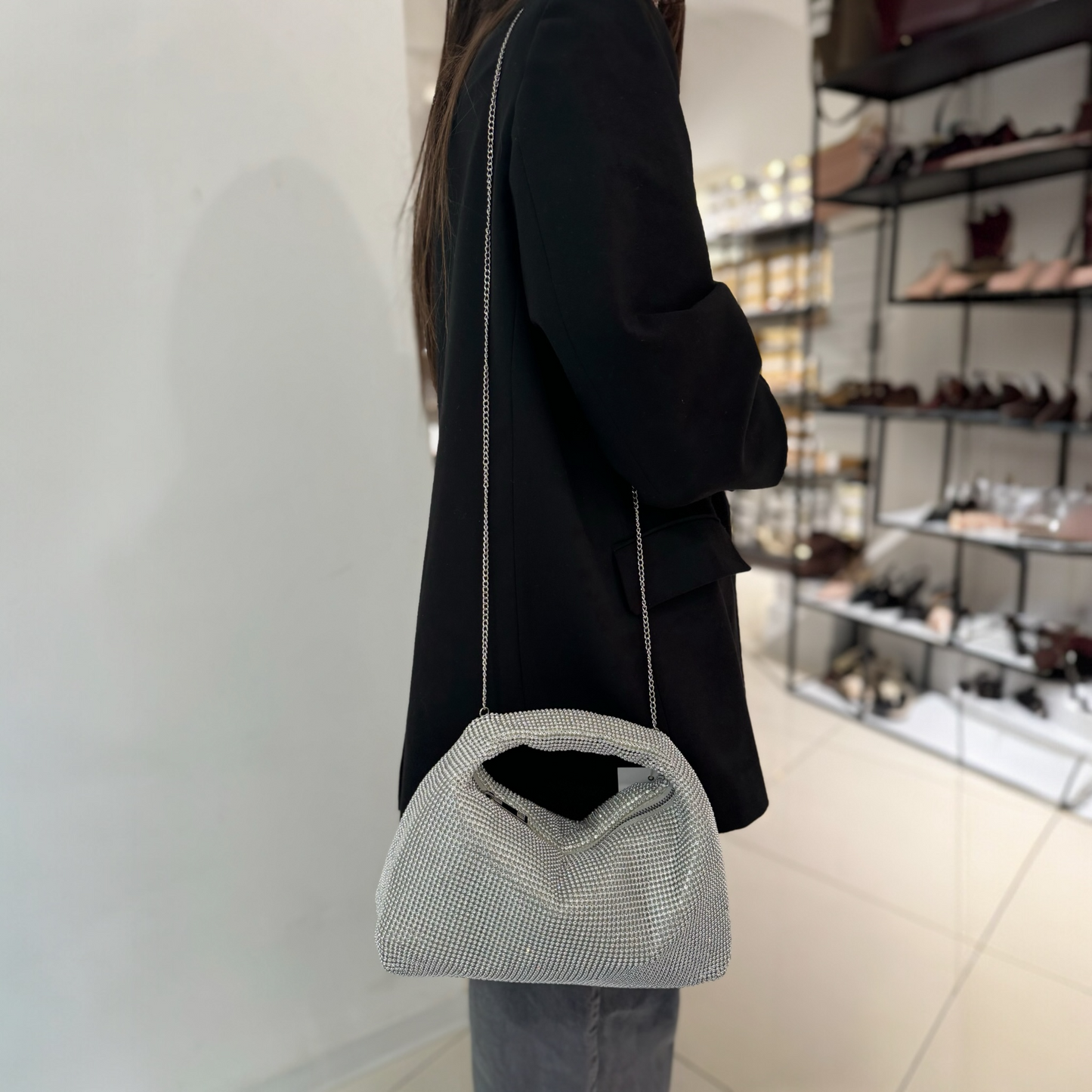 Borsa Elisa Silver