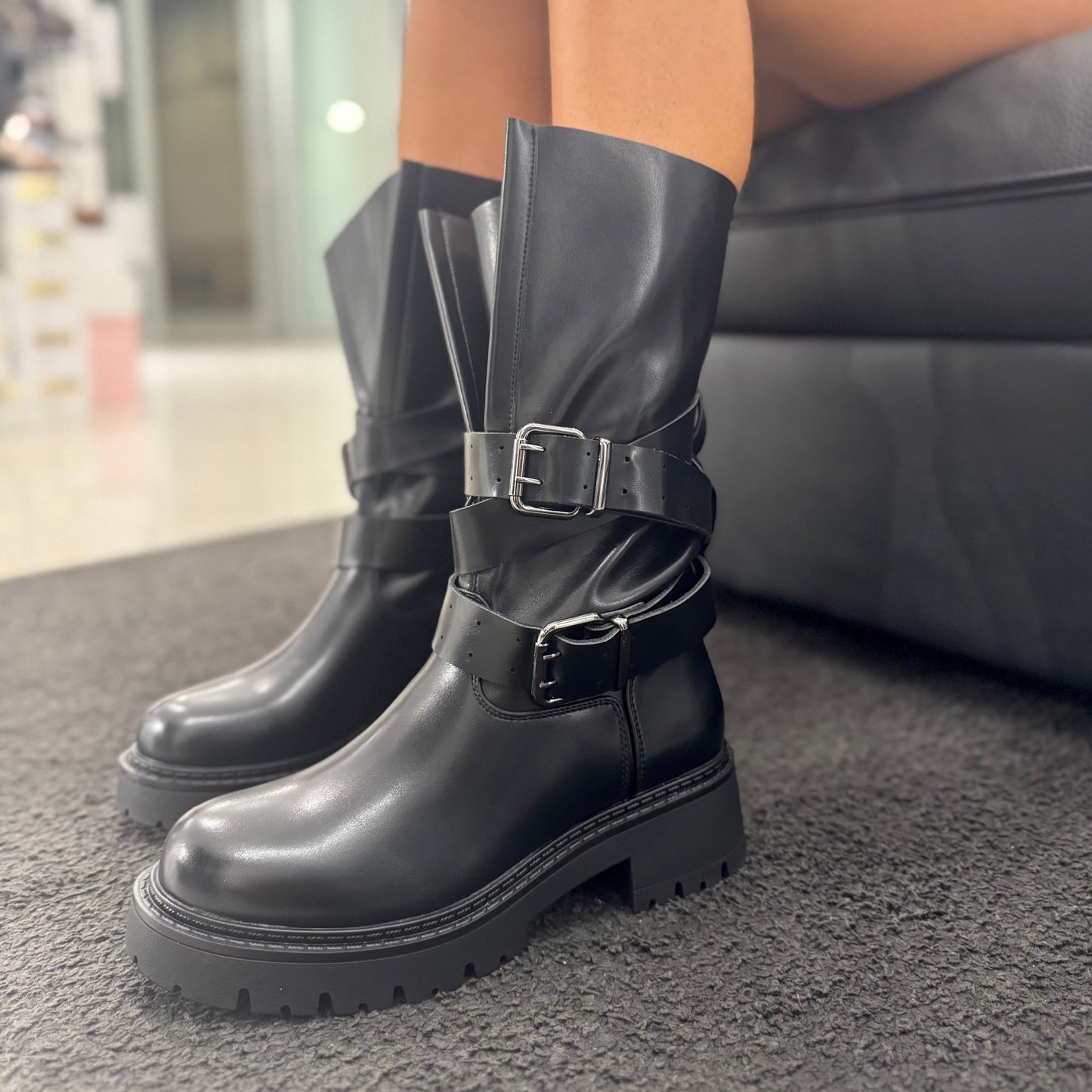 Biker Miu Basso Black