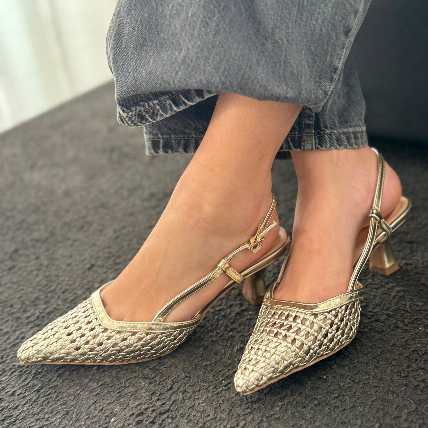Slingback Margherita Gold