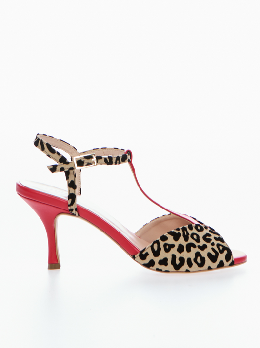 Sandali Anami Santiago Red-Leopard