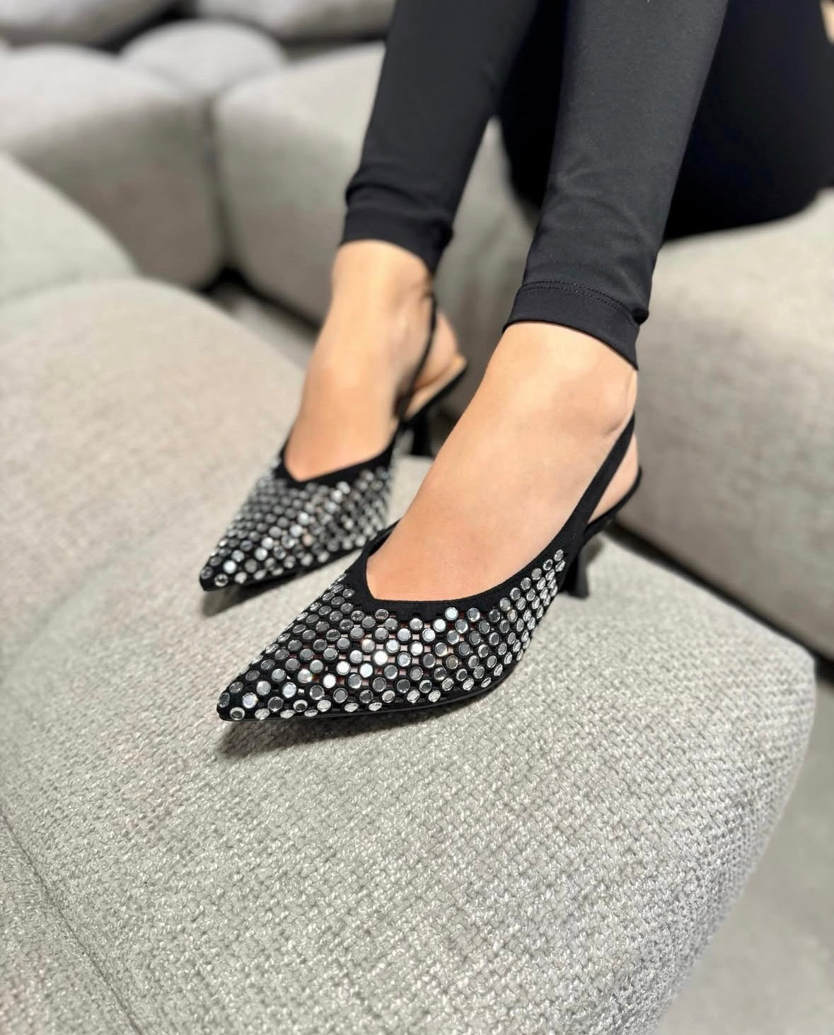 Slingback Martina Black