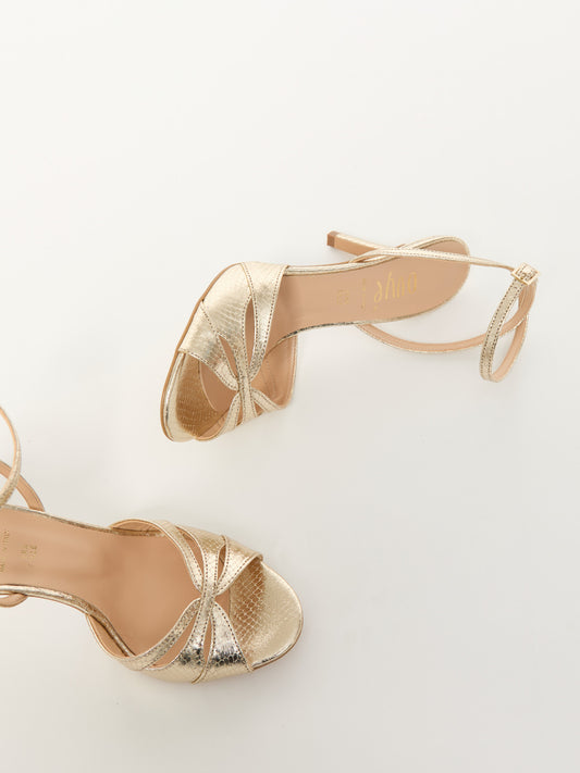 Sandali Laminati Platino Ovyè