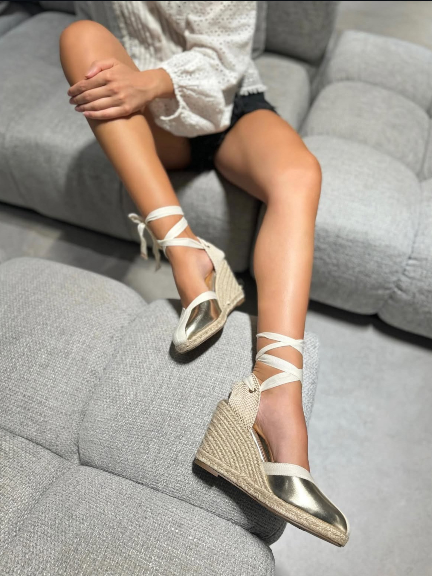 Espadrillas Azarey Gold