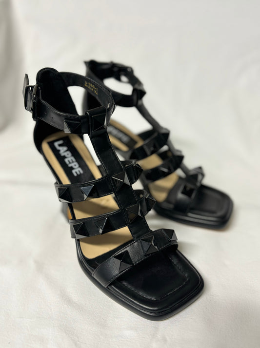 Sandali con Plateau Black