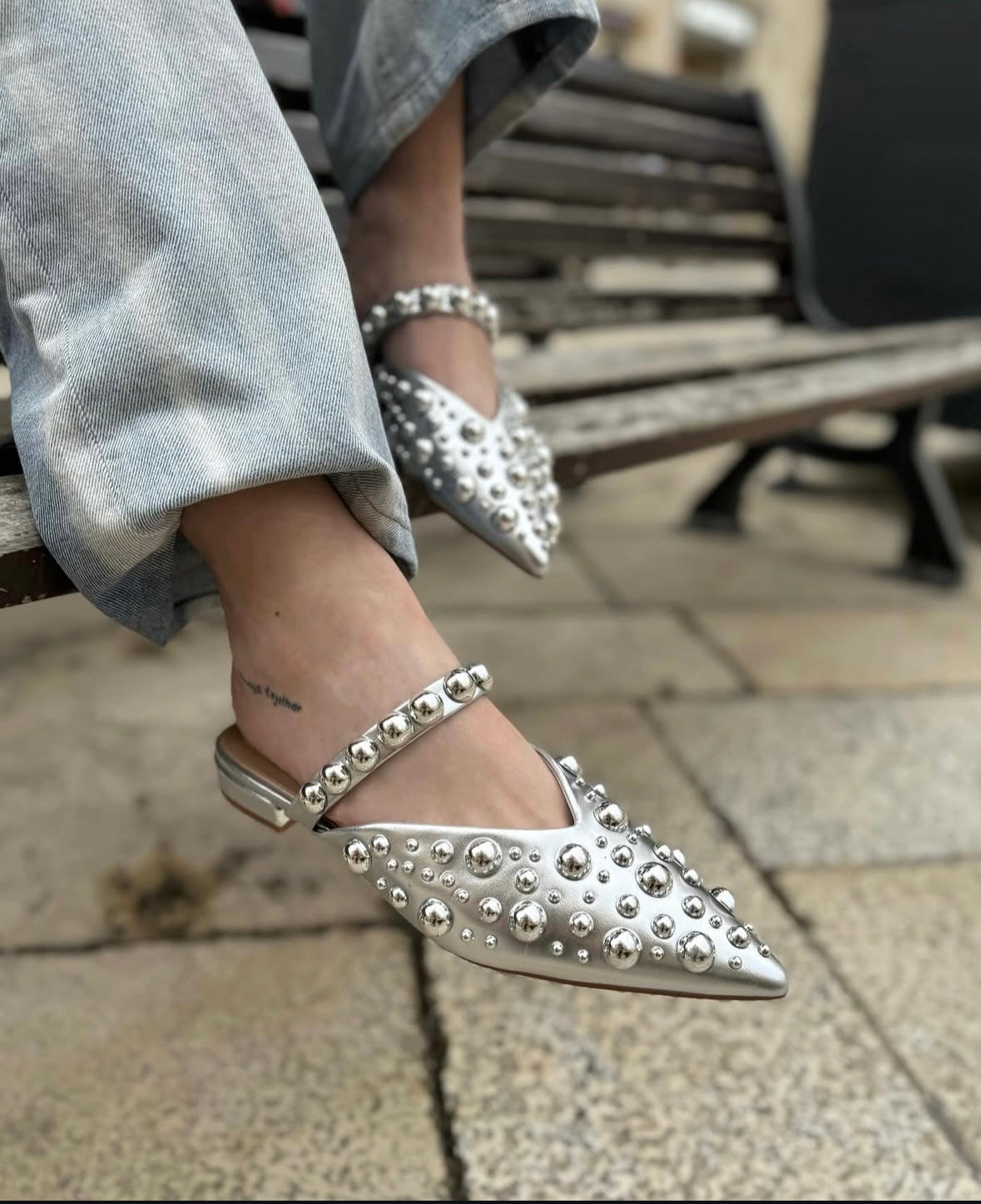 Sabot Argento Basso