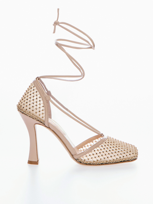 Décolleté In Rete Con Strass Alla Schiava WHISPER Ovyè